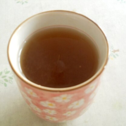 今日も寒いっ体が温まりそうな感じなので、このお茶を飲んでみました♪
梅醤番茶☆你好（ニイハオ）(^o^)丿感じが漢字になって中国人になった～
ン？これは中国茶？